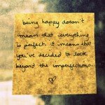 Being Happy